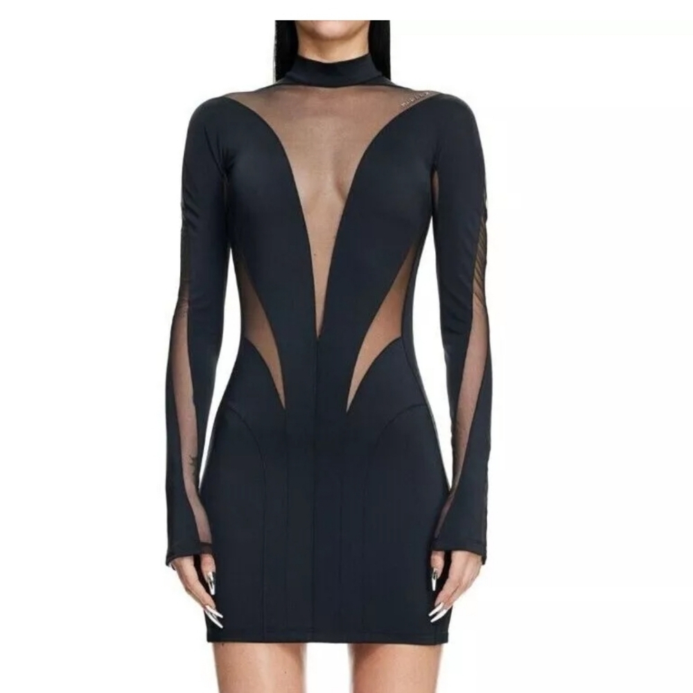 Mugler h&m body dress